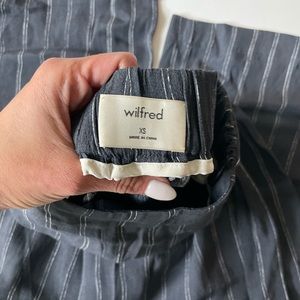 Blue stripe pants, loose fitting, barely worn